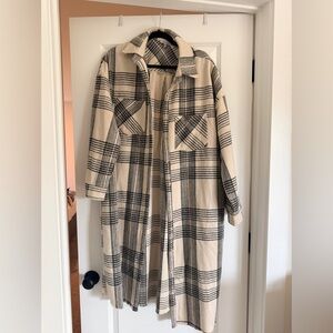 Off-White Birch Trench Coat
